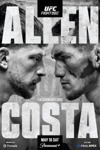 UFC Fight Night 276: Allen vs. Costa