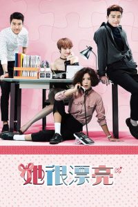 她很漂亮 poster