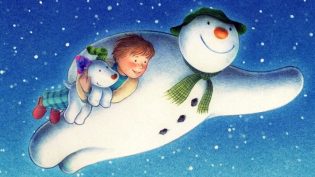 雪人与雪犬 photo