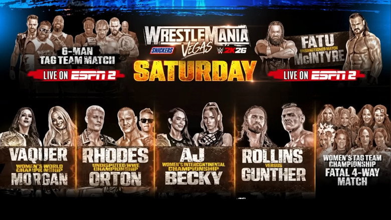 WWE WrestleMania 42 – Saturday photo